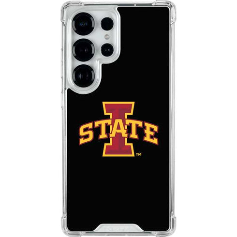 Iowa State University Primary Logo Black Galaxy S25 Ultra Clear Case