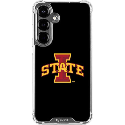 Iowa State University Primary Logo Black Galaxy S26 Clear Case