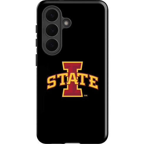 Iowa State University Primary Logo Black Galaxy S26 Impact Case