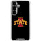 Iowa State University Primary Logo Black Galaxy S26 Plus Clear Case