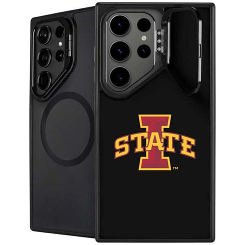 Iowa State University Primary Logo Black Galaxy S26 Ultra Kickstand Case