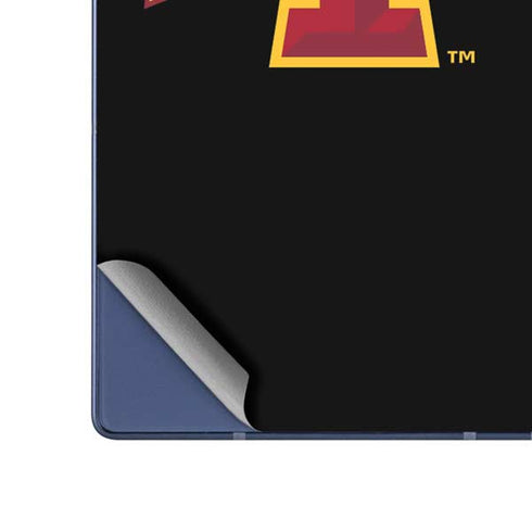 Iowa State University Primary Logo Black Galaxy Z Fold6 Skin
