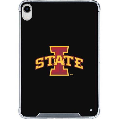 Iowa State University Primary Logo Black iPad 11th Gen (2025) Clear Case