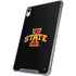 Iowa State University Primary Logo Black iPad 11th Gen (2025) Clear Case