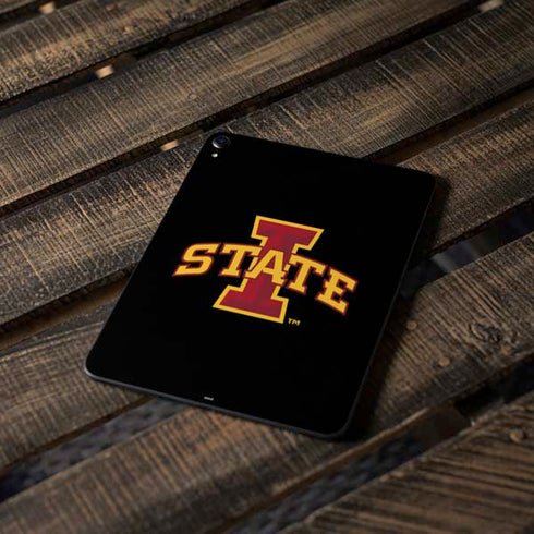 Iowa State University Primary Logo Black Apple iPad Pro Skin
