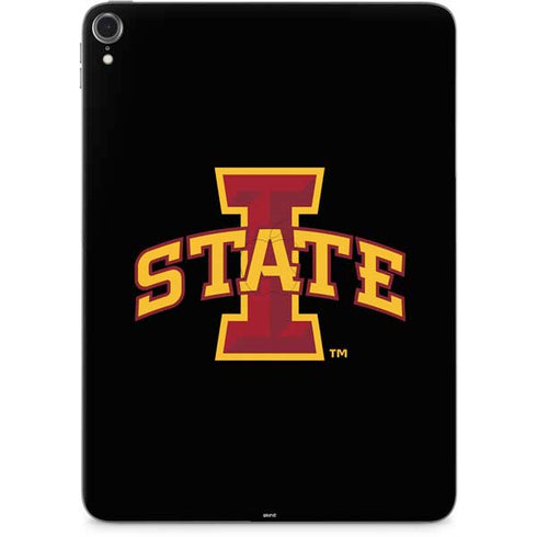 Iowa State University Primary Logo Black Apple iPad Pro Skin