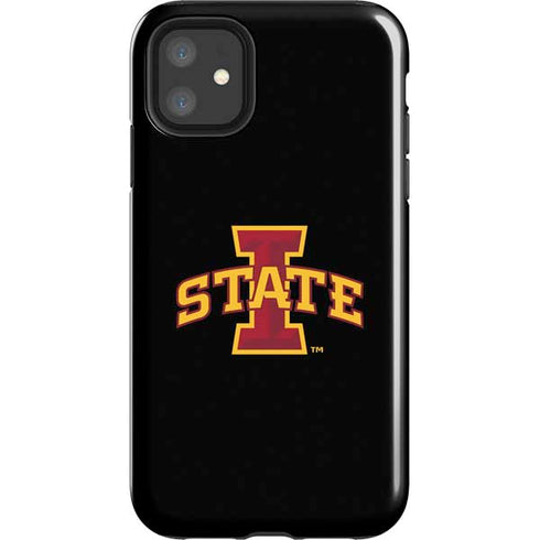 Iowa State University Primary Logo Black iPhone 11 Impact Case