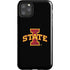 Iowa State University Primary Logo Black iPhone 11 Pro Max Impact Case