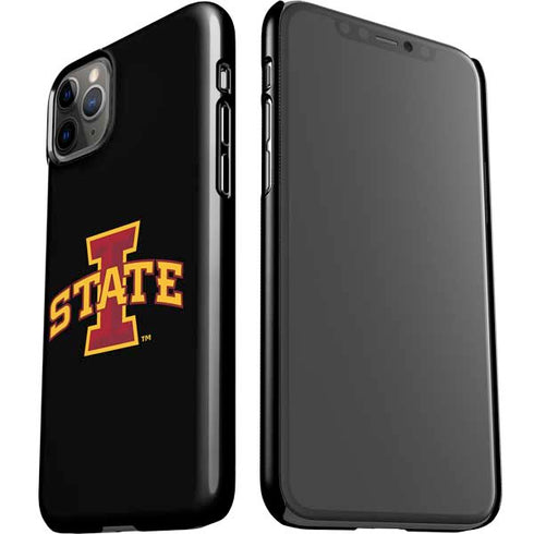 Iowa State University Primary Logo Black iPhone 11 Pro Max Lite Case