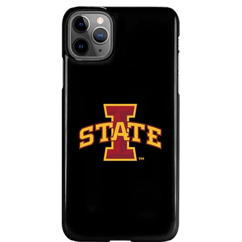 Iowa State University Primary Logo Black iPhone Cases