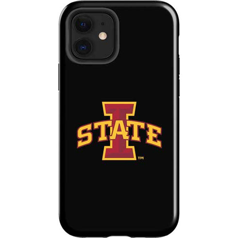 Iowa State University Primary Logo Black iPhone 12 Impact Case