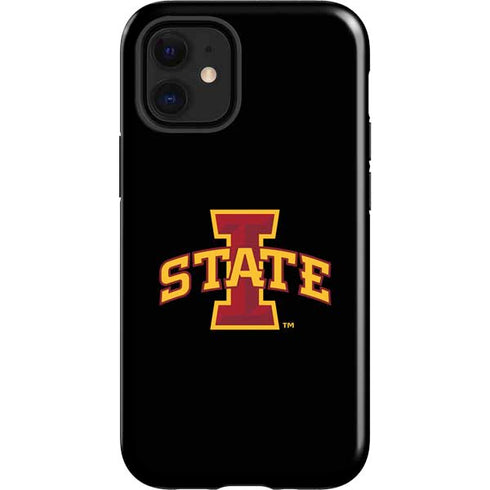 Iowa State University Primary Logo Black iPhone 12 Mini Impact Case