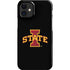 Iowa State University Primary Logo Black iPhone 12 Mini Lite Case
