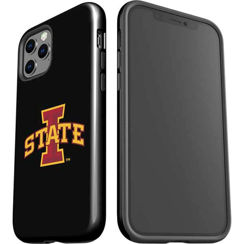 Iowa State University Primary Logo Black iPhone 12 Pro Impact Case