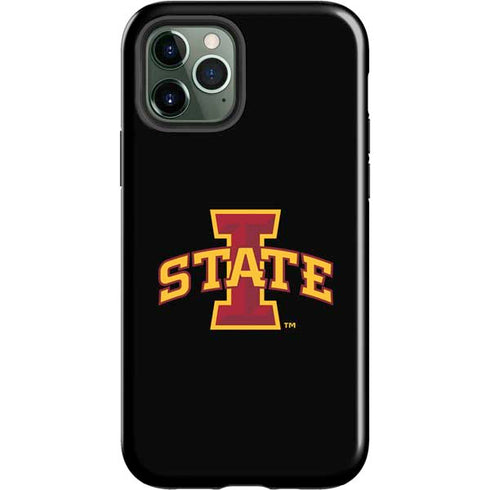 Iowa State University Primary Logo Black iPhone 12 Pro Impact Case