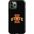 Iowa State University Primary Logo Black iPhone 12 Pro Impact Case