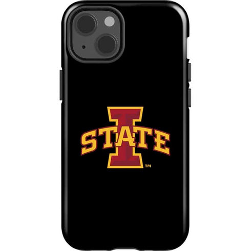 Iowa State University Primary Logo Black iPhone 13 Impact Case