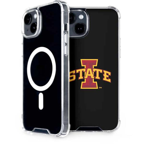 Iowa State University Primary Logo Black iPhone 13 MagSafe Case
