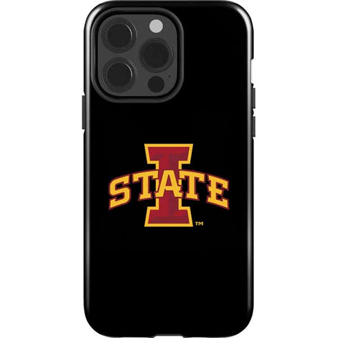 Iowa State University Primary Logo Black iPhone 13 Pro Impact Case