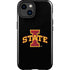 Iowa State University Primary Logo Black iPhone 14 Plus Impact Case