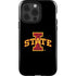 Iowa State University Primary Logo Black iPhone 14 Pro Impact Case