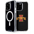 Iowa State University Primary Logo Black iPhone 14 Pro MagSafe Case