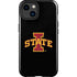 Iowa State University Primary Logo Black iPhone 15 Impact Case