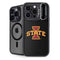 Iowa State University Primary Logo Black iPhone 15 Pro Max Kickstand Case