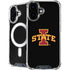 Iowa State University Primary Logo Black iPhone 16 MagSafe Case