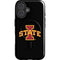Iowa State University Primary Logo Black iPhone 16 Magsafe Impact Case
