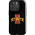 Iowa State University Primary Logo Black iPhone 16 Pro Magsafe Impact Case