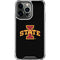 Iowa State University Primary Logo Black iPhone 16 Pro Max Clear Case