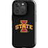 Iowa State University Primary Logo Black iPhone 16 Pro Max Impact Case