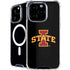 Iowa State University Primary Logo Black iPhone 16 Pro Max MagSafe Case