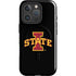 Iowa State University Primary Logo Black iPhone 16 Pro Max Magsafe Impact Case
