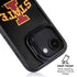 Iowa State University Primary Logo Black iPhone 16e Kickstand Case