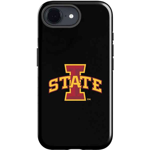 Iowa State University Primary Logo Black iPhone 16e Impact Case