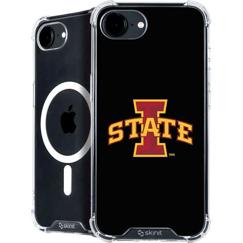 Iowa State University Primary Logo Black iPhone 16e MagSafe Case