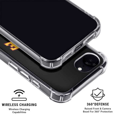 Iowa State University Primary Logo Black iPhone 16e MagSafe Case