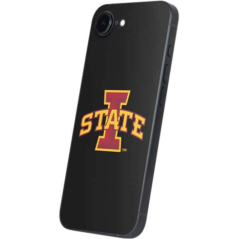 Iowa State University Primary Logo Black iPhone 16e Skin
