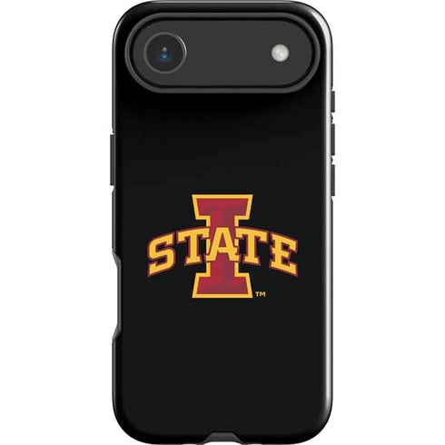 Iowa State University Primary Logo Black iPhone 17 Air Impact Case