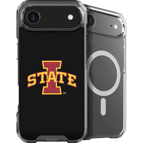 Iowa State University Primary Logo Black iPhone 17 Air MagSafe Case