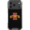 Iowa State University Primary Logo Black iPhone 17 Pro Clear Case