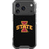Iowa State University Primary Logo Black iPhone 17 Pro Clear Case