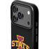Iowa State University Primary Logo Black iPhone 17 Pro Impact Case
