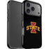 Iowa State University Primary Logo Black iPhone 17 Pro Impact Case