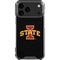 Iowa State University Primary Logo Black iPhone 17 Pro Max Clear Case