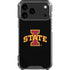 Iowa State University Primary Logo Black iPhone 17 Pro Max Clear Case