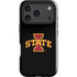 Iowa State University Primary Logo Black iPhone 17 Pro Max Impact Case