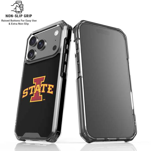 Iowa State University Primary Logo Black iPhone 17 Pro Max MagSafe Case